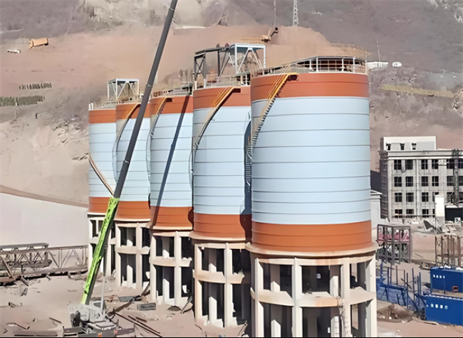 行唐高架钢板仓